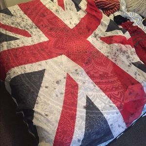 Free people Union Jack scarf